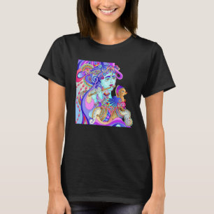 T-shirt Krishna Yoga Troisième oeil Isha Hindu Linga
