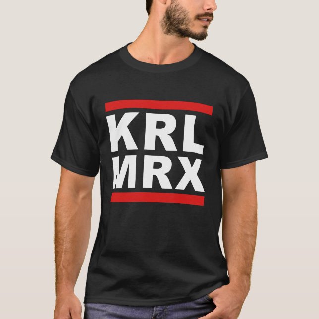 T-shirt KRL MRX Karl Marx Activisme Communiste (Devant)