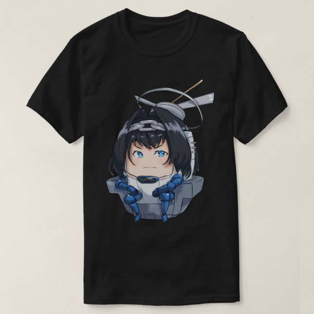 T-shirt kronii hololive kronii vrai visage kronii dakimaku (Design devant)