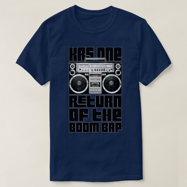 T-shirt KRSOne Retour Du Boom Bap (Design devant)