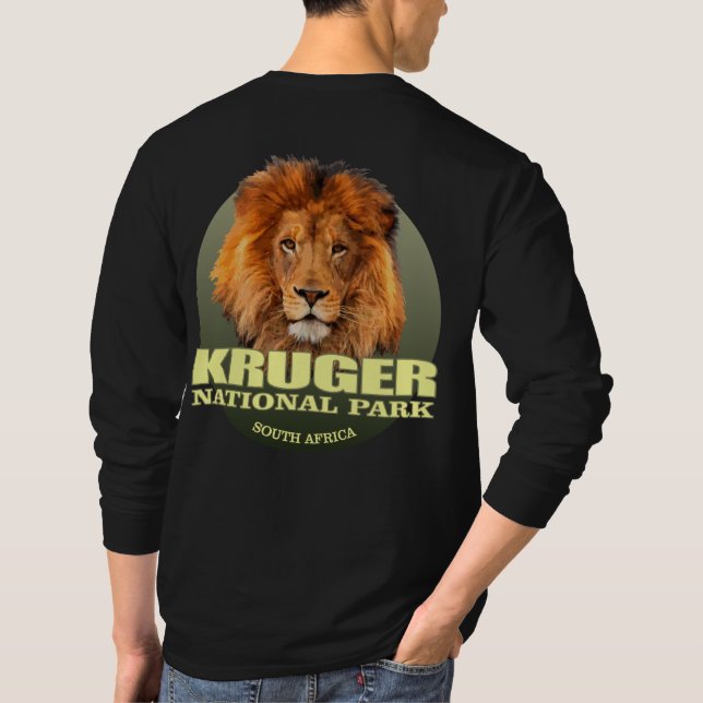 T-shirt Kruger NP (Lion) WT (Dos)