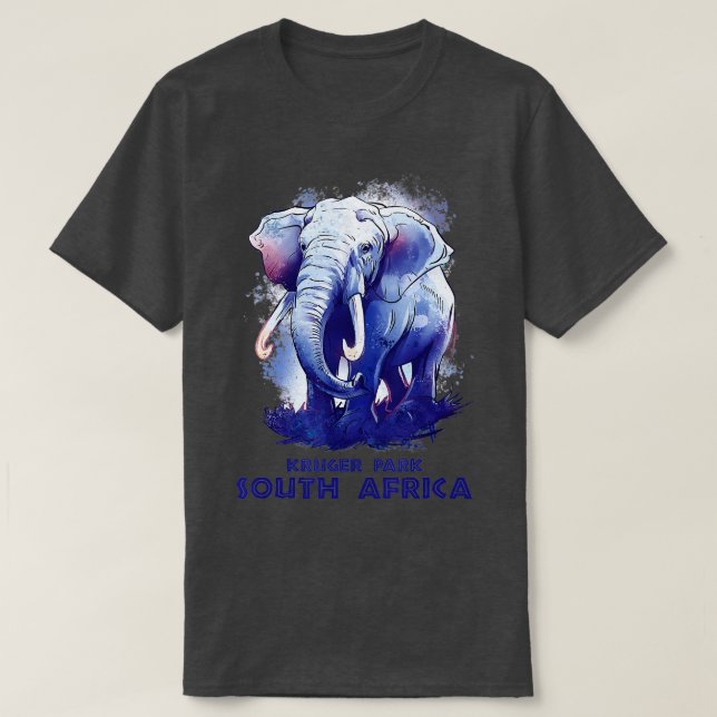 T-shirt Kruger Park Afrique du Sud Safari National Park Je (Design devant)