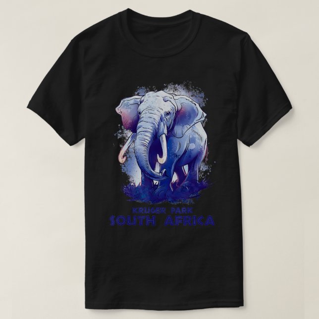 T-shirt Kruger Park Afrique du Sud Safari National Park Je (Design devant)