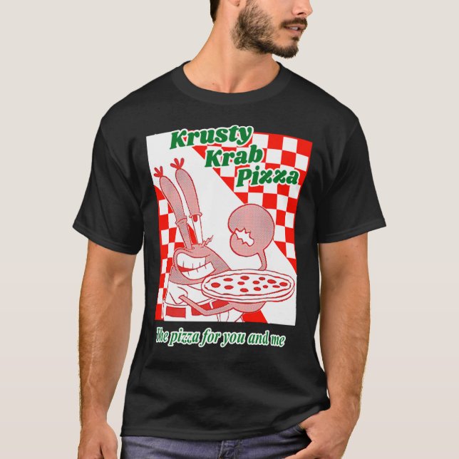 T-shirt Krusty Krab Pizza (Devant)