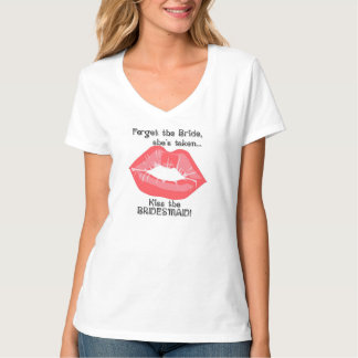T-shirt KRW Kiss the Bridesmaid Mariage Shirt
