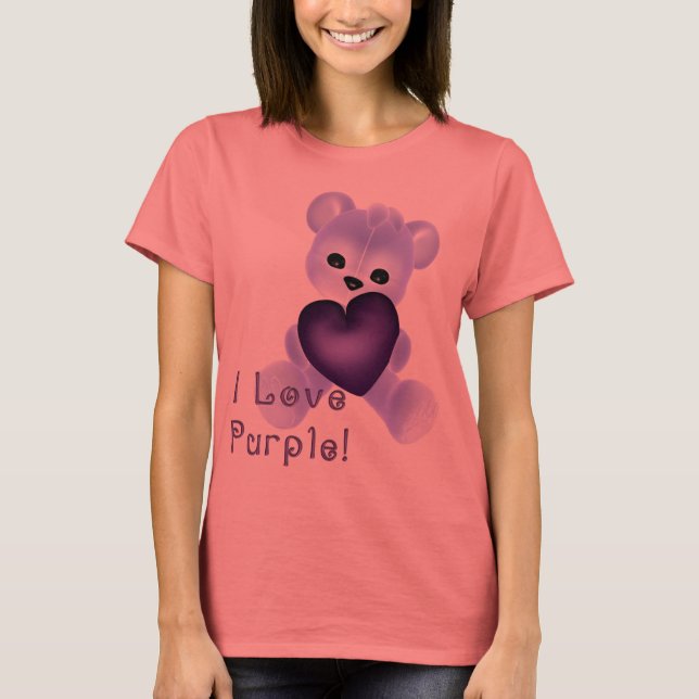 T-shirt KRW Love Purple (Devant)