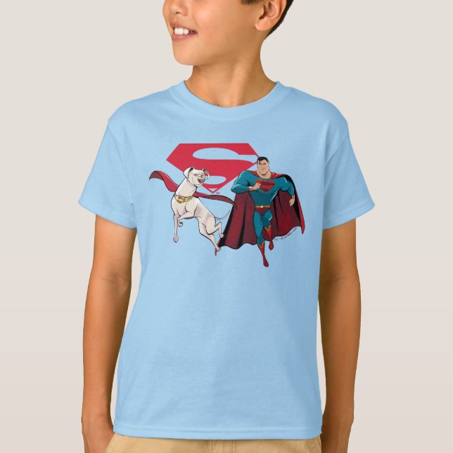 T-shirt Krypto et Superman (Devant)
