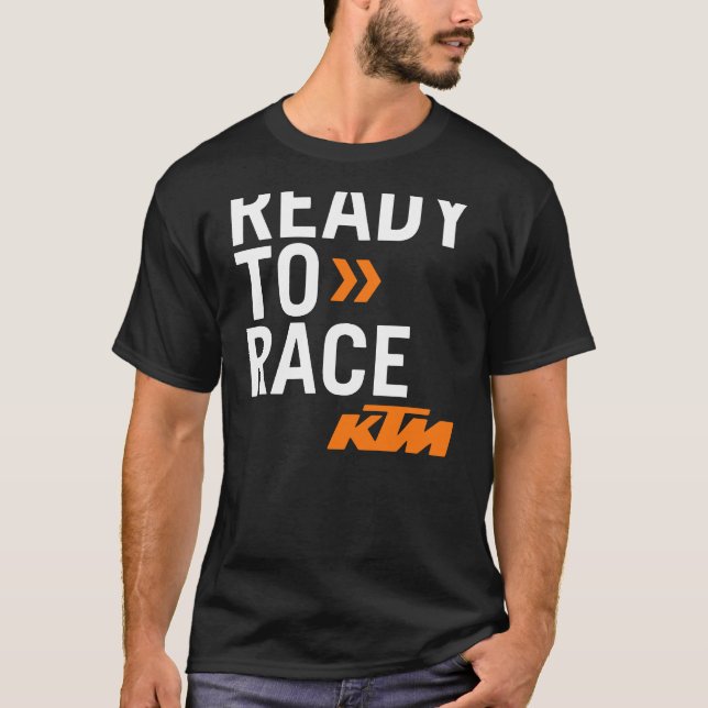 T-shirt Ktm Prêt Pour La Course (Devant)