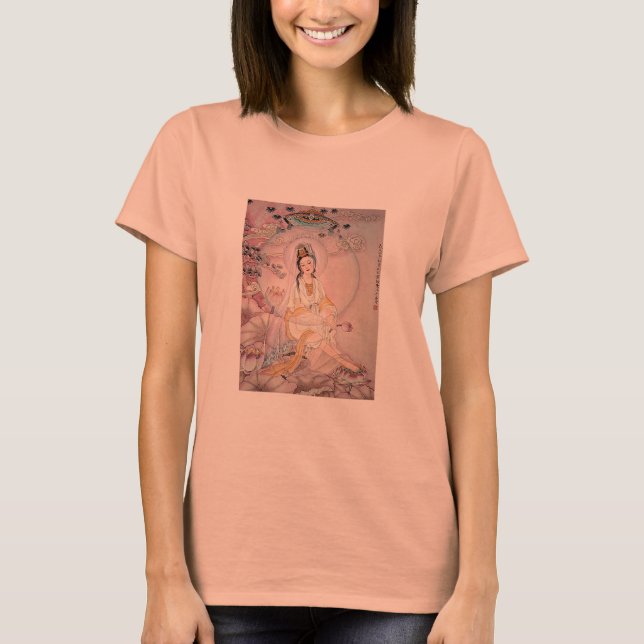 T-shirt Kuan Yin ; Déesse bouddhiste de compassion (Devant)