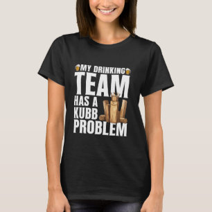 T-shirt Kubb Champion bière Boire Viking Chess Legend Kubb