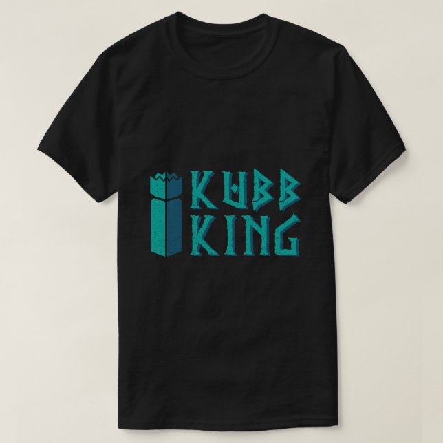 T-shirt Kubb king kubb jardin joueur (Design devant)