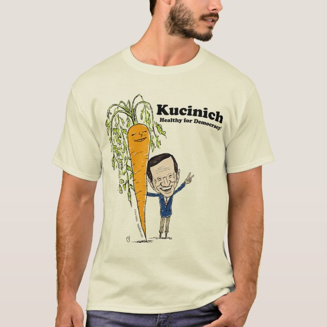 T-shirt Kucinich - sain pour la démocratie ! (Devant)