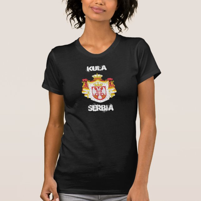 T-shirt Kula, Serbie avec armoiries (Devant)