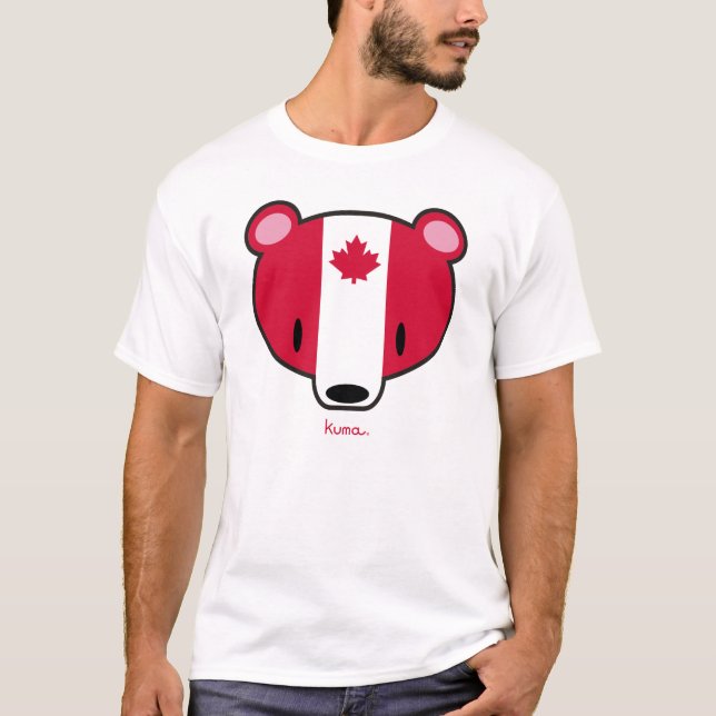 T-shirt Kuma canadien (Devant)