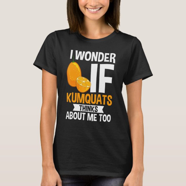 T-shirt Kumquat Arbre Recettes de fruits Marmalade Plante  (Devant)