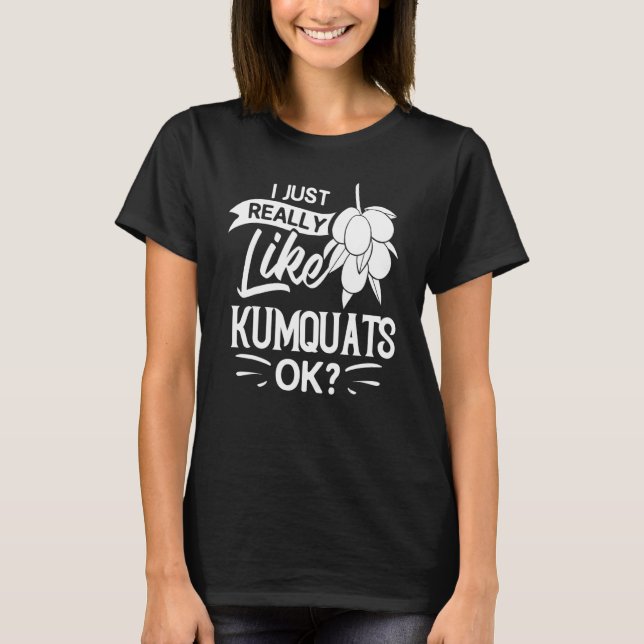 T-shirt Kumquat Arbre Recettes de fruits Marmalade Plante  (Devant)