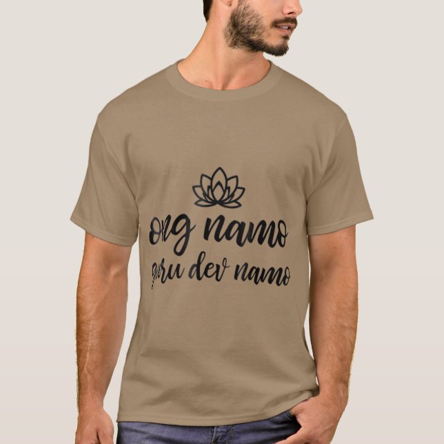 T-shirt Kundalini Yoga Ong Namo Guru Dev Namo (Devant)