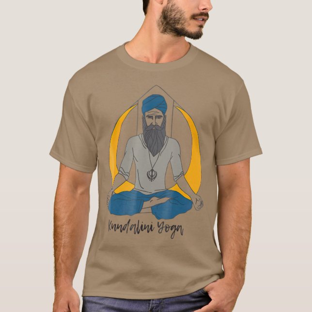 T-shirt Kundalini yoga pour homme (Devant)