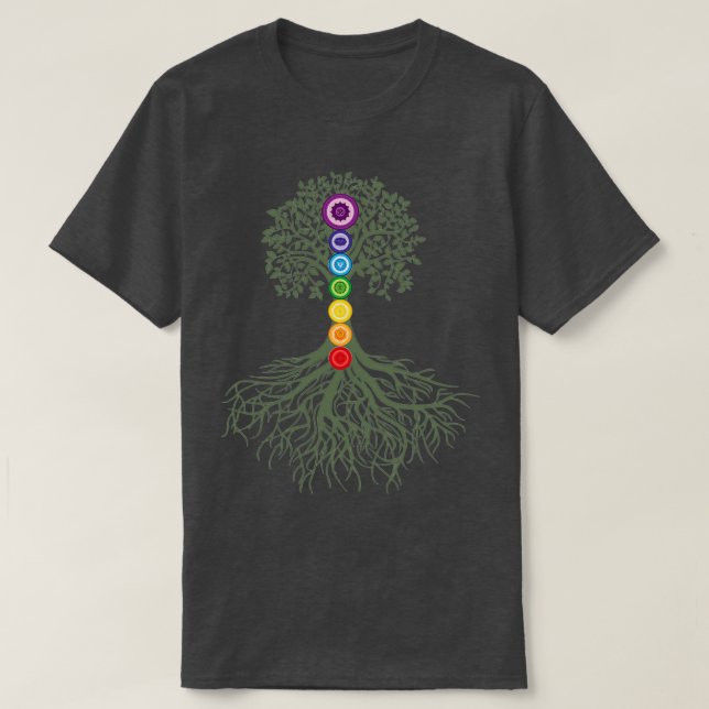 T-shirt Kundalini Yoga Sat Nam Kundalini Chakra  (Design devant)