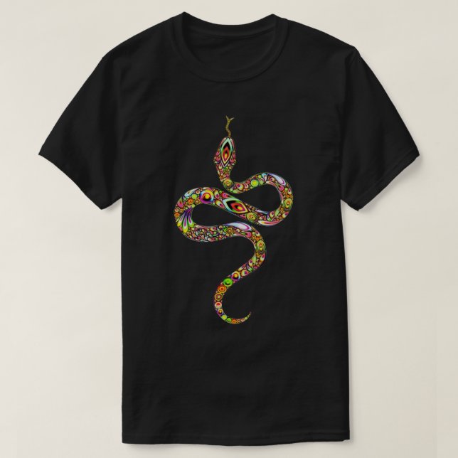 T-shirt Kundalini Yoga Sat Nam Kundalini Serpent (Design devant)