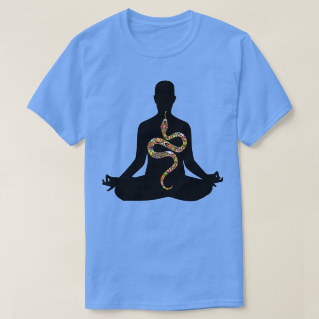 T-shirt Kundalini Yoga Sat Nam Kundalini Serpent (Design devant)
