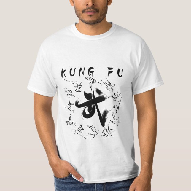 T-shirt kung fu (功 夫) (Devant)