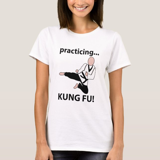 T-shirt Kung Fu Black Belt Arts martiaux (Devant)