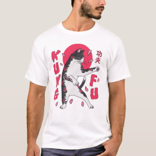 T-shirt Kung Fu Cat