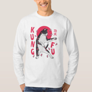 T-shirt Kung Fu Cat