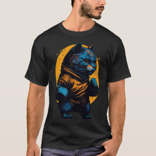 T-shirt Kung Fu Cat