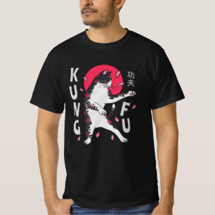 T-shirt Kung Fu Cat