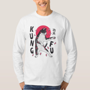 T-shirt Kung Fu Cat