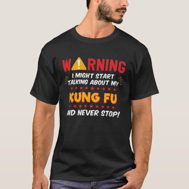 T-shirt Kung Fu Joke Graphic (Devant)