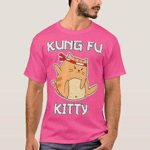 T-shirt Kung Fu Kitty - Arts martiaux amusants - Kung Fu C