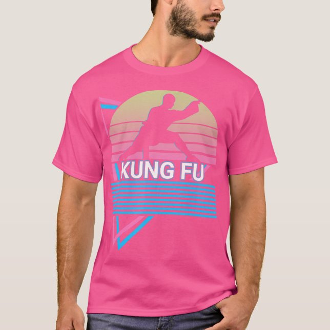T-shirt Kung Fu Retro (Devant)