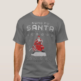 T-shirt Kung Fu Santa Claus