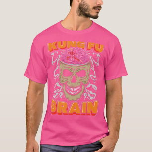 T-shirt Kung Fu Skull - Fighter Kungfu Martial Arts Kung F