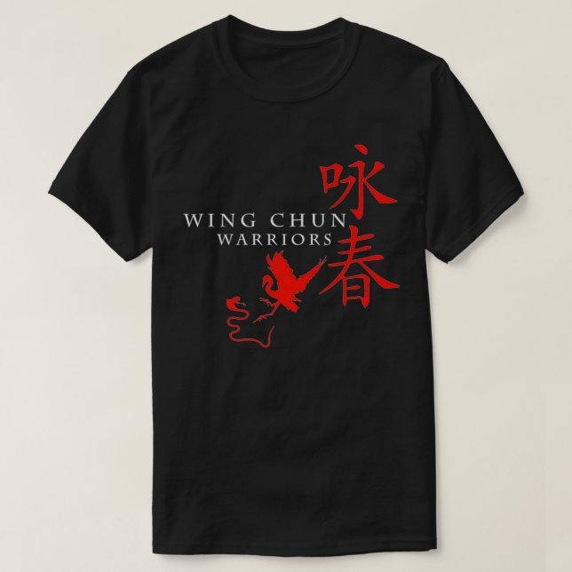 T-shirt Kung Fu Wing Chun guerriers Premium (Design devant)
