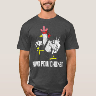 T-shirt Kung Pow poulet drôle Karate poulet