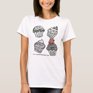 T-shirt Kupcakes sont des petits gâteaux avec le bon karma