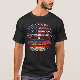 T-shirt Kurdistan Kurdish US American États-Unis Tr