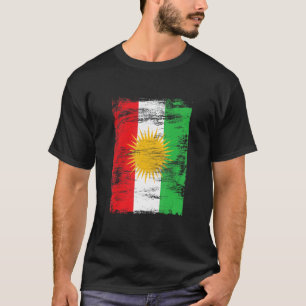 T-shirt Kurdistan Newroz Kurdi Drapeau Son Biji Kurdis