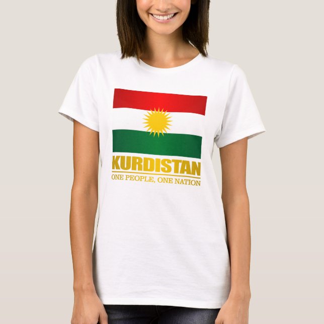 T-shirt Kurdistan (Un Peuple, Une Nation) (Devant)