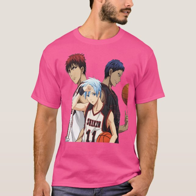 T-shirt Kuroko Kagami Aomine (Devant)