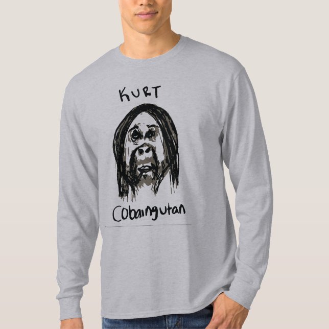 T-shirt Kurt Cobain Main Drag Grungy (Devant)