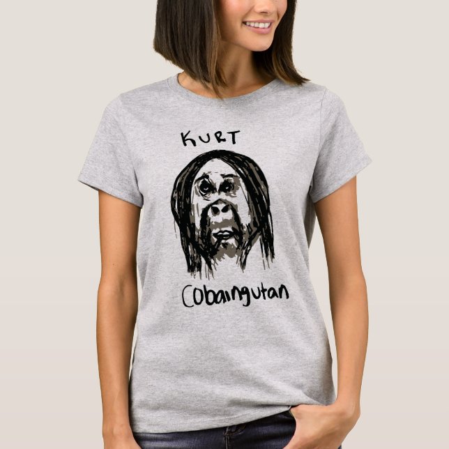 T-shirt Kurt Cobain Main Drag Grungy (Devant)