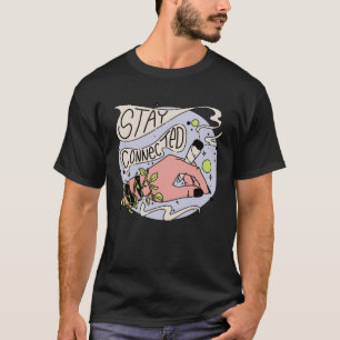T-shirt Kush N Chill Weed Plante u201CStay Connectedu201D