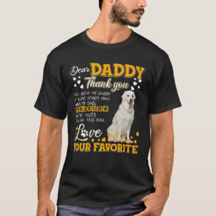 T-shirt Kuvasz Cher papa merci d'être mon papa