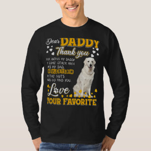 T-shirt Kuvasz Cher Papa Merci D'Être Mon Père