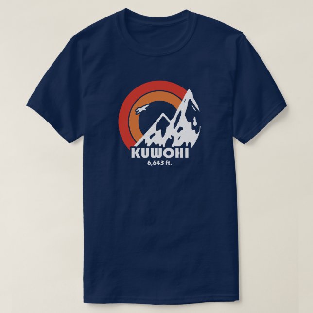 T-shirt Kuwohi North Carolina Tennessee Sun Eagle (Design devant)